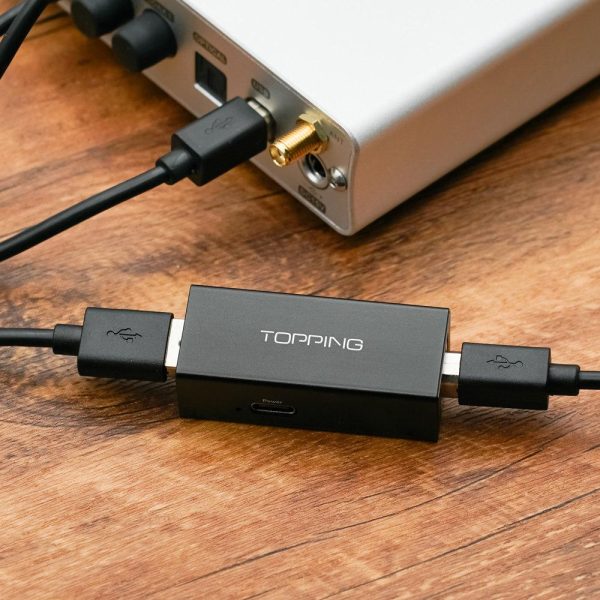 TOPPING HS01 USB 2.0 High Speed Audio Isolator Hot on Sale