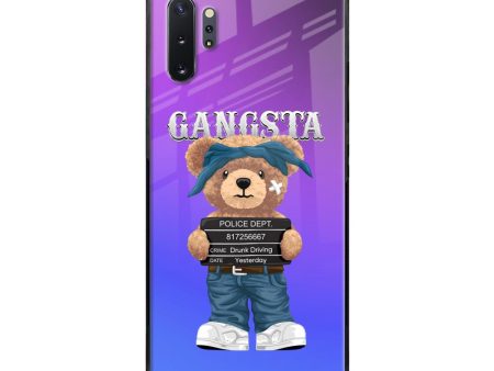 Gangsta Bear Glass Case for Samsung Galaxy Note 10 Plus For Sale