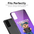 Gangsta Bear Glass Case for Samsung Galaxy Note 10 Plus For Sale