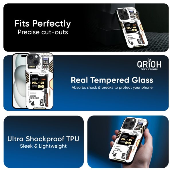 Tech Display Glass Case for iPhone 15 Pro For Discount