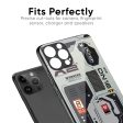 Techno Vibes Glass Case for iPhone 16 Hot on Sale