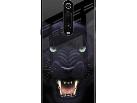 Angry Black Leopard Glass Case for Xiaomi Redmi K20 Online now