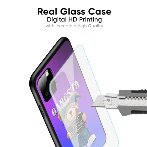 Gangsta Bear Glass Case for Samsung Galaxy Note 10 Plus For Sale