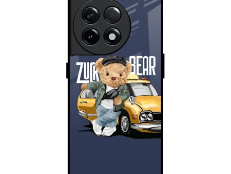 Adventurous Bear Glass Case for OnePlus 11R 5G Hot on Sale