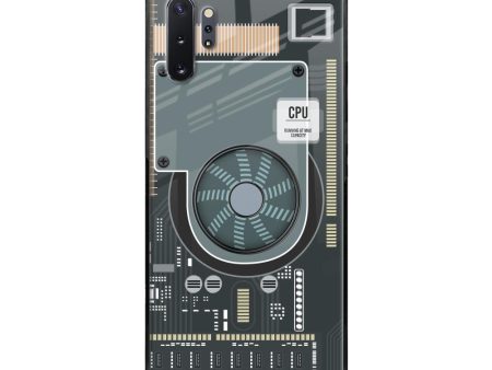 Motherboard Circuit Glass Case for Samsung Galaxy Note 10 Plus For Cheap