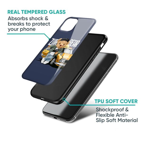 Adventurous Bear Glass Case for OnePlus 10T 5G Cheap