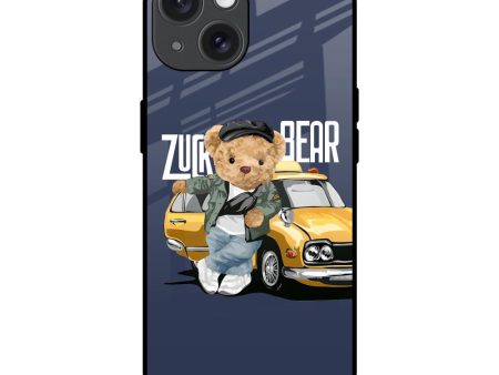 Adventurous Bear Glass Case for iPhone 15 Supply