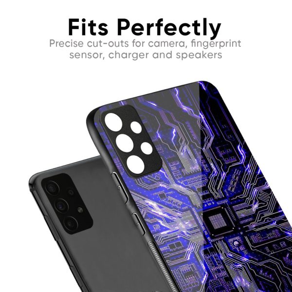 Techno Color Pattern Glass Case For Realme 9 Sale