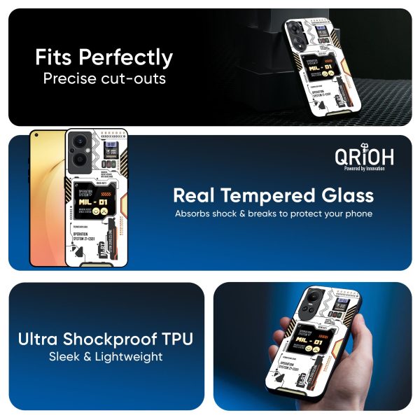 Tech Display Glass Case for Oppo Reno7 5G Online Hot Sale