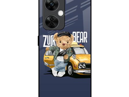 Adventurous Bear Glass Case for OnePlus Nord CE 3 5G For Sale