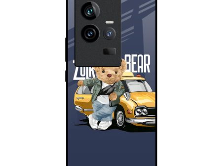 Adventurous Bear Glass Case for iQOO 11 on Sale