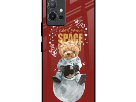 Astronaut Bear Glass Case for Vivo Y75 5G Online Sale