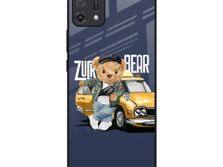 Adventurous Bear Glass Case for Oppo A16K Supply