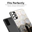 Tricolor Pattern Glass Case for Realme 9 Fashion