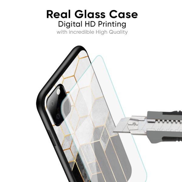 Tricolor Pattern Glass Case for Realme 9 Fashion