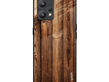 Timber Printed Glass Case for Realme 9 Cheap