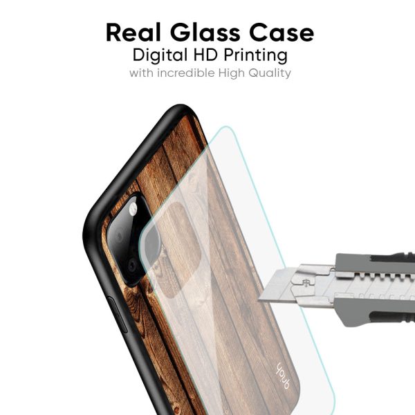 Timber Printed Glass Case for Realme 9 Cheap