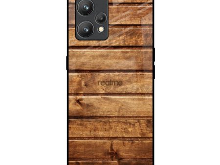 Wooden Planks Glass Case for Realme 9 Online Hot Sale