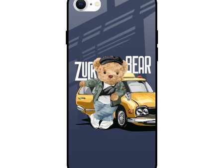 Adventurous Bear Glass Case for iPhone SE 2022 Supply