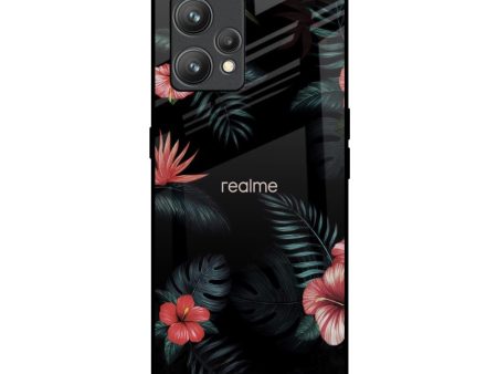 Tropical Art Flower Glass Case for Realme 9 For Cheap