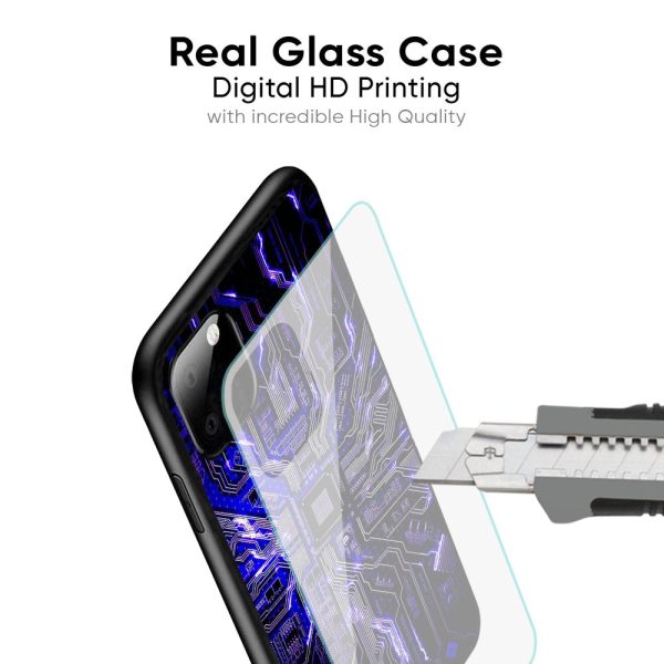 Techno Color Pattern Glass Case For Realme 9 Sale